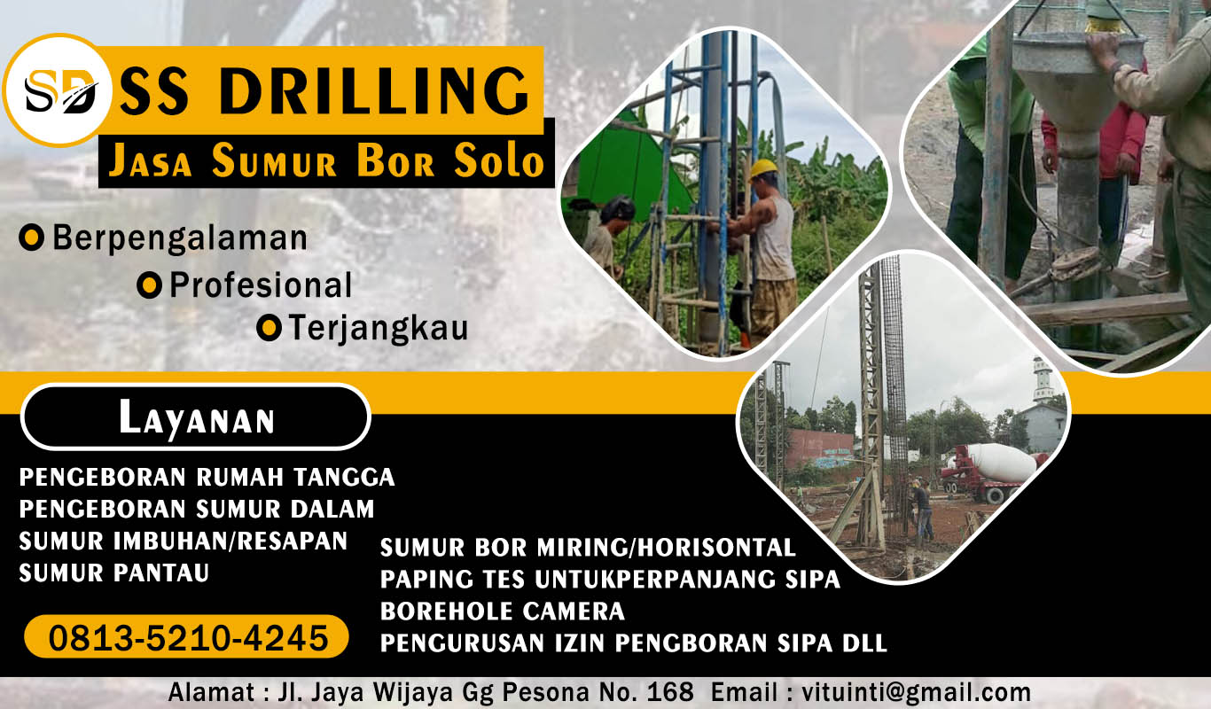 Jasa Sumur Bor Terbaik Batang Ss Drilling